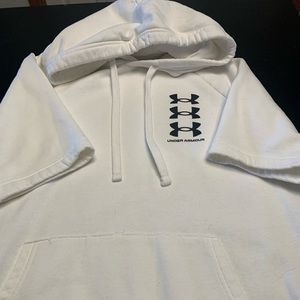 Mens Under Armour Short Sleeve Hoodie